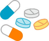 抗うつ薬（SSRI/SNRIなど）のイラスト