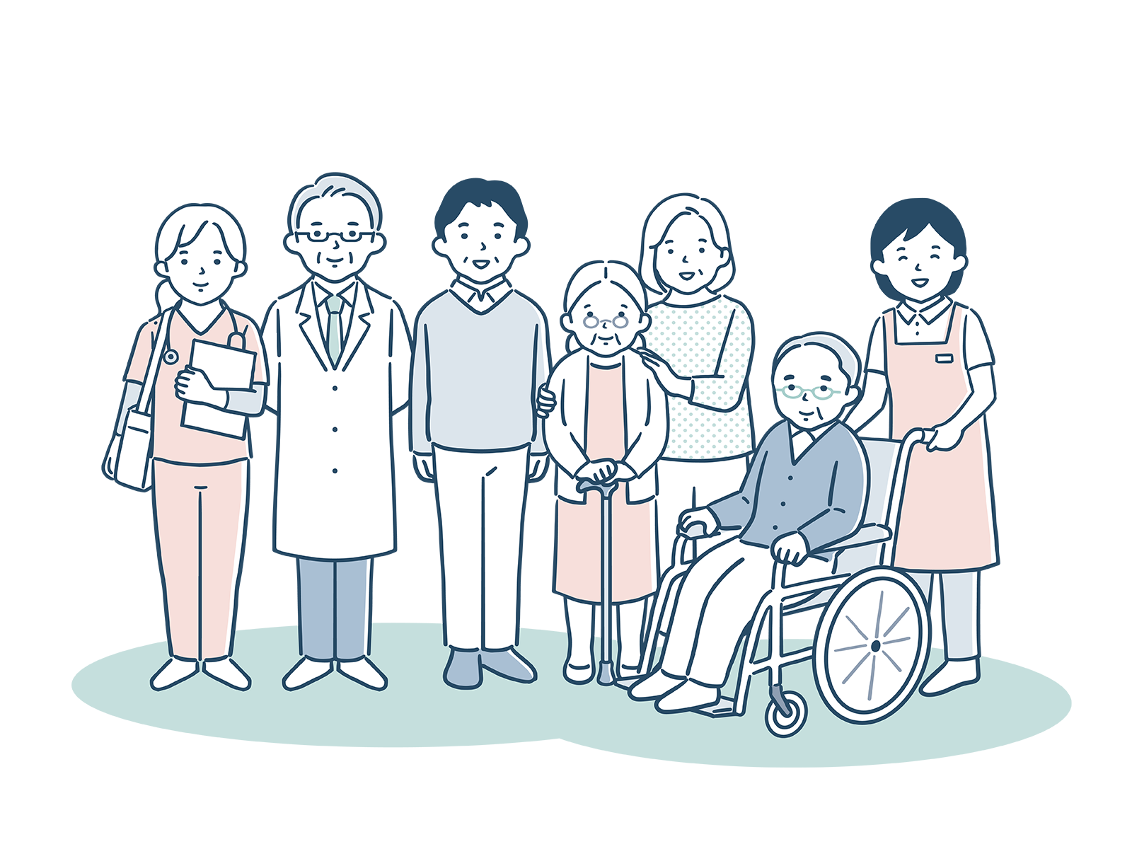 介護を必要とする方たちとその支援者たち